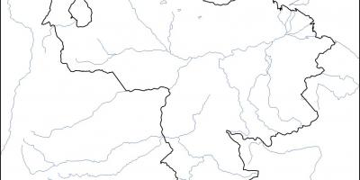 Venezuela prazen zemljevid